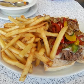 Louie's Grill - Philly steak with fries! - American Near Me - Forest Park, Illinois