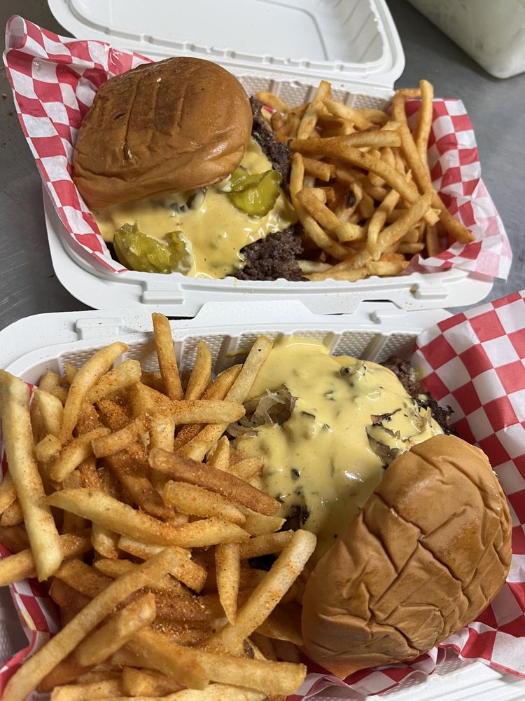 Food from Dirty Smash Burgers
