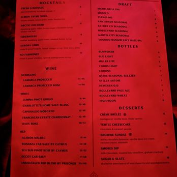 Nine Zero One Igloo Bar - Menu - Cocktail Bars Near Me - Kansas City, Missouri