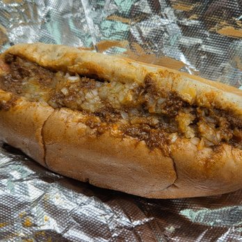 Trailer Trash Chili Dogz - The chili dog + diced onions. - Food Trucks Near Me - Dillsburg, Pennsylvania Trailer Trash Chili Dogz - The chili dog + diced onions. - Food Trucks Near Me - Dillsburg, Pennsylvania