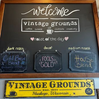 Vintage Grounds Coffeehouse - Coffee & Tea Near Me - Muskego, Wisconsin