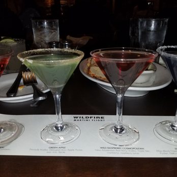 Wildfire - Martini flights - American Near Me - Schaumburg, Illinois