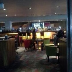 Kudos - Entrance into restaurant. Order at the bar for takeaway.