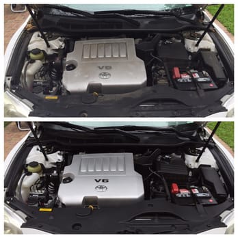 Diamond Pro Mobile Detailing - Toyota Camry Engine Detail. A clean engine bay reduces the chances of any damage being done to the engine itself! - Auto Detailing Near Me
