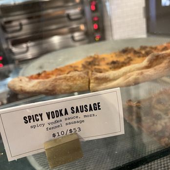 Miami Slice - Spicy vodka sausage slices - Pizza Near Me - Las Vegas, Nevada