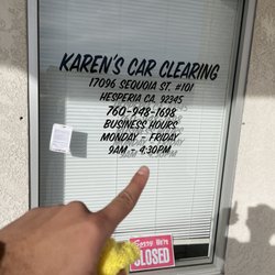 Karen's Car Clearing