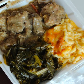 Granny's Kitchen Southern Style Soul Food - Oxtails w/Rice plate - Soul Food Near Me - Los Angeles, California