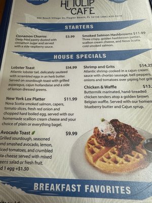 Menu photo 2 Hi Tulip Cafe Flagler Beach, FL Menu photo 2 Hi Tulip Cafe Flagler Beach, FL