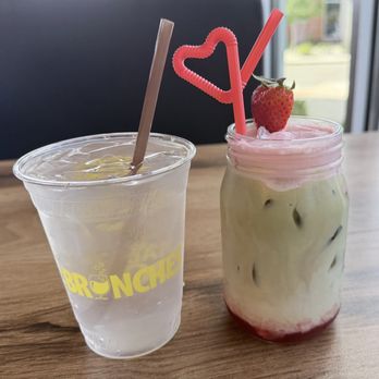 Brunches - Water and Strawberry Matcha* - Breakfast & Brunch Near Me - Wilmington, North Carolina Brunches - Water and Strawberry Matcha* - Breakfast & Brunch Near Me - Wilmington, North Carolina