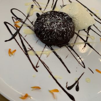 Fattoria E Mare - Chocolate cake with vanilla gelato - Italian Near Me - Half Moon Bay, California