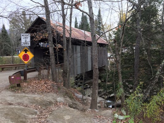 Historic Gold Brook Covered Bridge by null