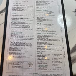 Menu side 2