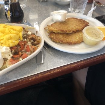 Maxfields Pancake House - Greek Skillet and potato pancakes - Breakfast & Brunch Near Me - Schaumburg, Illinois