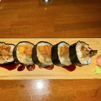 Sushi Blue - Fried tofu, Super Blue roll, and tempura veg roll! - Sushi Bars Near Me - Lexington, Kentucky