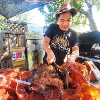 Brisket Prime - Rob doing his magic - Caterers Near Me Brisket Prime - Rob doing his magic - Caterers Near Me