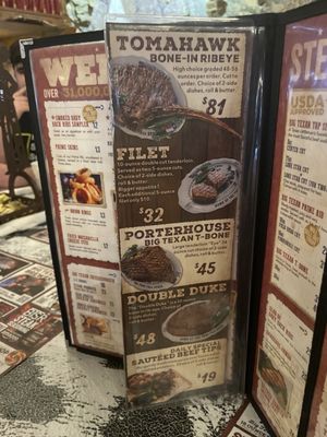 Menu photo 2 The Big Texan Steak Ranch Amarillo, TX Menu photo 2 The Big Texan Steak Ranch Amarillo, TX