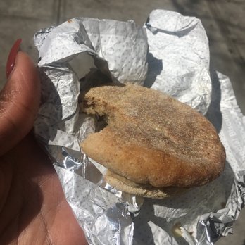 Chick-fil-A - Hockey puck English Muffin - Fast Food Near Me - Brooklyn, New York Chick-fil-A - Hockey puck English Muffin - Fast Food Near Me - Brooklyn, New York