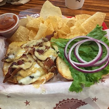 Texadelphia - Bricktown Bird with chips n salsa. - American Near Me - Oklahoma City, Oklahoma Texadelphia - Bricktown Bird with chips n salsa. - American Near Me - Oklahoma City, Oklahoma