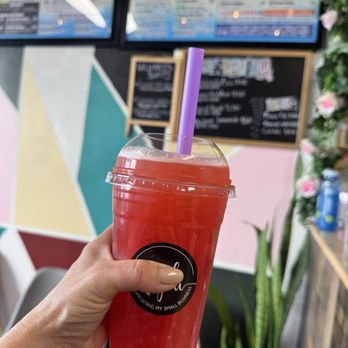K-Town Protein Spot - Fresa Pop with Boba - Waffles Near Me - Los Angeles, California K-Town Protein Spot - Fresa Pop with Boba - Waffles Near Me - Los Angeles, California