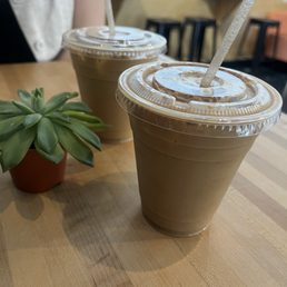 iced cookie butter latte
