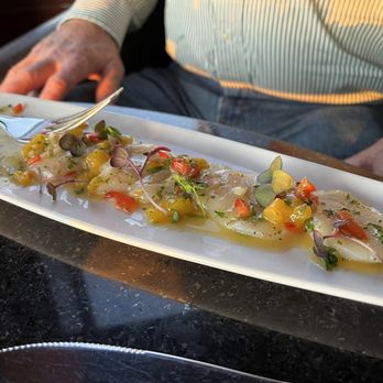 Blue Crab Seafood House - Scallop crudo. - Seafood Near Me - Victoria, British Columbia