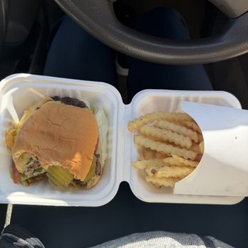 Burger Crush - Single Burger and fries - Burgers Near Me - Smyrna, Georgia
