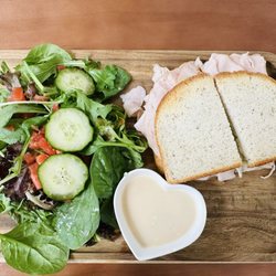 Teagans Tea Room & Cafe - Salad and sandwich combo