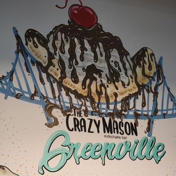 The Crazy Mason Milkshake Bar - Extremely large selection of ice creams - Ice Cream & Frozen Yogurt Near Me - Greenville, South Carolina The Crazy Mason Milkshake Bar - Extremely large selection of ice creams - Ice Cream & Frozen Yogurt Near Me - Greenville, South Carolina