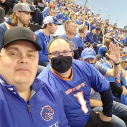 Gary The Plumber - Go Broncos!  Enjoying a BSU football game with friends.