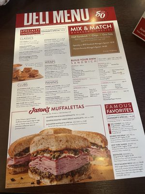 Menu photo 3 Jason's Deli Columbus, OH