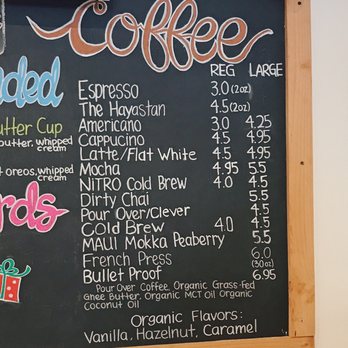 Made in Hope Cafe - Coffee menu - April 2019 - Acai Bowls Near Me - Wailuku, Hawaii Made in Hope Cafe - Coffee menu - April 2019 - Acai Bowls Near Me - Wailuku, Hawaii
