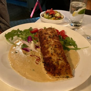 Villaggio Prime Bar and Grille - Macadamia salmon - Italian Near Me - Cotuit, Massachusetts