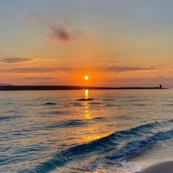 Trentaremi - The sunset over the bay.
