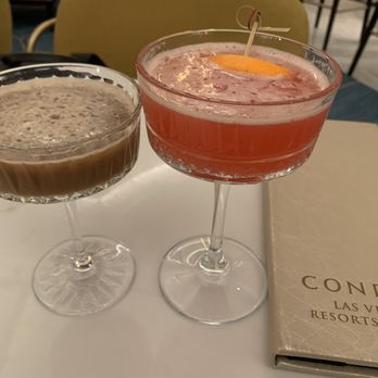 Conrad Lobby Bar - Almond joy and Lady in Red mocktailss - Bars Near Me - Las Vegas, Nevada Conrad Lobby Bar - Almond joy and Lady in Red mocktailss - Bars Near Me - Las Vegas, Nevada