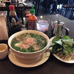 Nothing beats a hot bowl of pho and some hot tea on a cold winter day Nothing beats a hot bowl of pho and some hot tea on a cold winter day