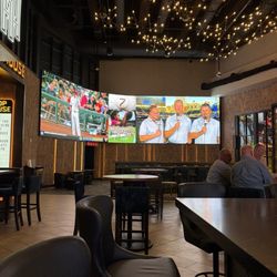 Hop House - Huge screens for catching the game.