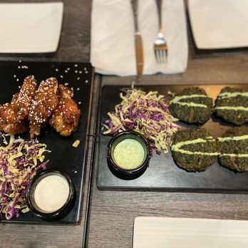Paratha Wala - Sweet chili wings and kale fritters - Indian Near Me - Forest Hills, New York