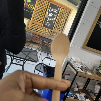Roots Raw Juice Bar - Sustainable utensils! - Juice Bars & Smoothies Near Me - Lake Mary, Florida Roots Raw Juice Bar - Sustainable utensils! - Juice Bars & Smoothies Near Me - Lake Mary, Florida