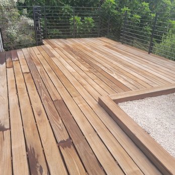 The Dirt Herders - New clean and dirt stripped deck - Window Washing Near Me
