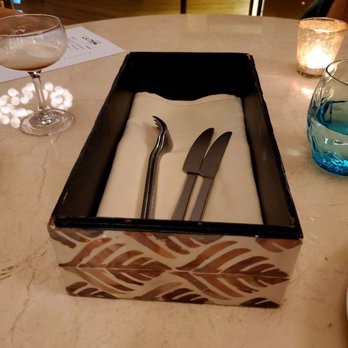La Strega - Silverware served in a box - Italian Near Me - Las Vegas, Nevada La Strega - Silverware served in a box - Italian Near Me - Las Vegas, Nevada