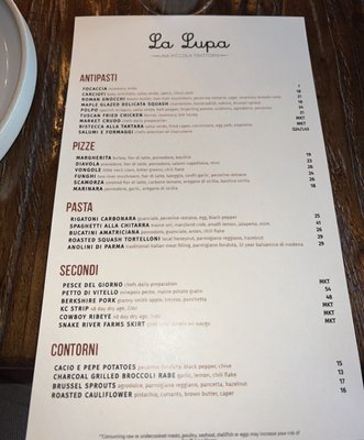 Menu photo 5 La lupa Manalapan, NJ