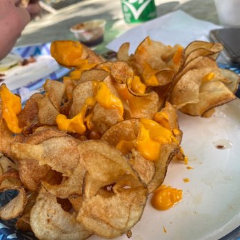Punky's Mobile Trailer - a plate of potato chips and cheese - Barbeque Near Me - Twin Lakes, Colorado Punky's Mobile Trailer - a plate of potato chips and cheese - Barbeque Near Me - Twin Lakes, Colorado