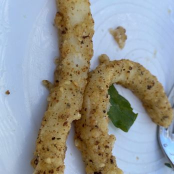 The Anchor Rose - Calamari five of these strips for $10.00 - New American Near Me - Santa Barbara, California The Anchor Rose - Calamari five of these strips for $10.00 - New American Near Me - Santa Barbara, California