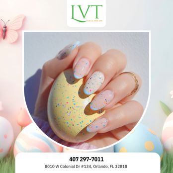 LVT Nail Spa - Soft colors and sweet vibes make Easter nail art unforgettable 

 Schedule now and glow! - Nail Salons Near Me - Orlando, Florida
