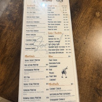 Babylon Social - Menu - Pop-Up Restaurants Near Me - Babylon, New York