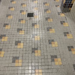 LA Fitness - Dirty shower floor at LA Fitness