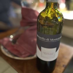 La Bistecca - After dinner wine with dessert.