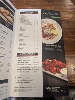 Menu photo 2 JINYA Ramen Bar - Bellevue Bellevue, WA Menu photo 2 JINYA Ramen Bar - Bellevue Bellevue, WA