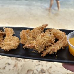 Paradise Beach - Coconut shrimp with a mango sauce