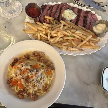 Cafe Renee - Steak and frites and crab spaghetti - French Near Me - Toronto, Ontario